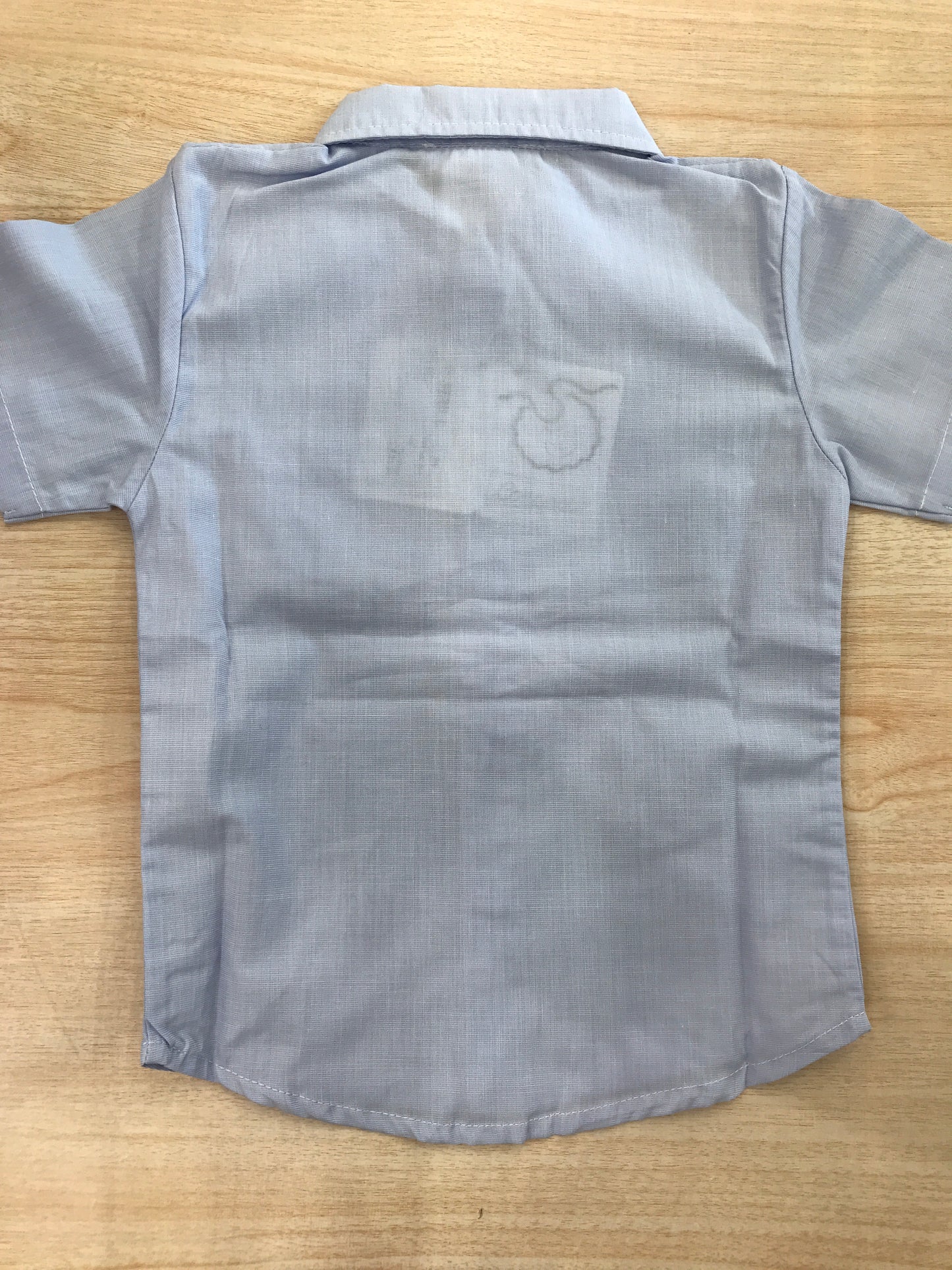 Camicia Coccodè in cotone mezza manica celeste con taschino laterale