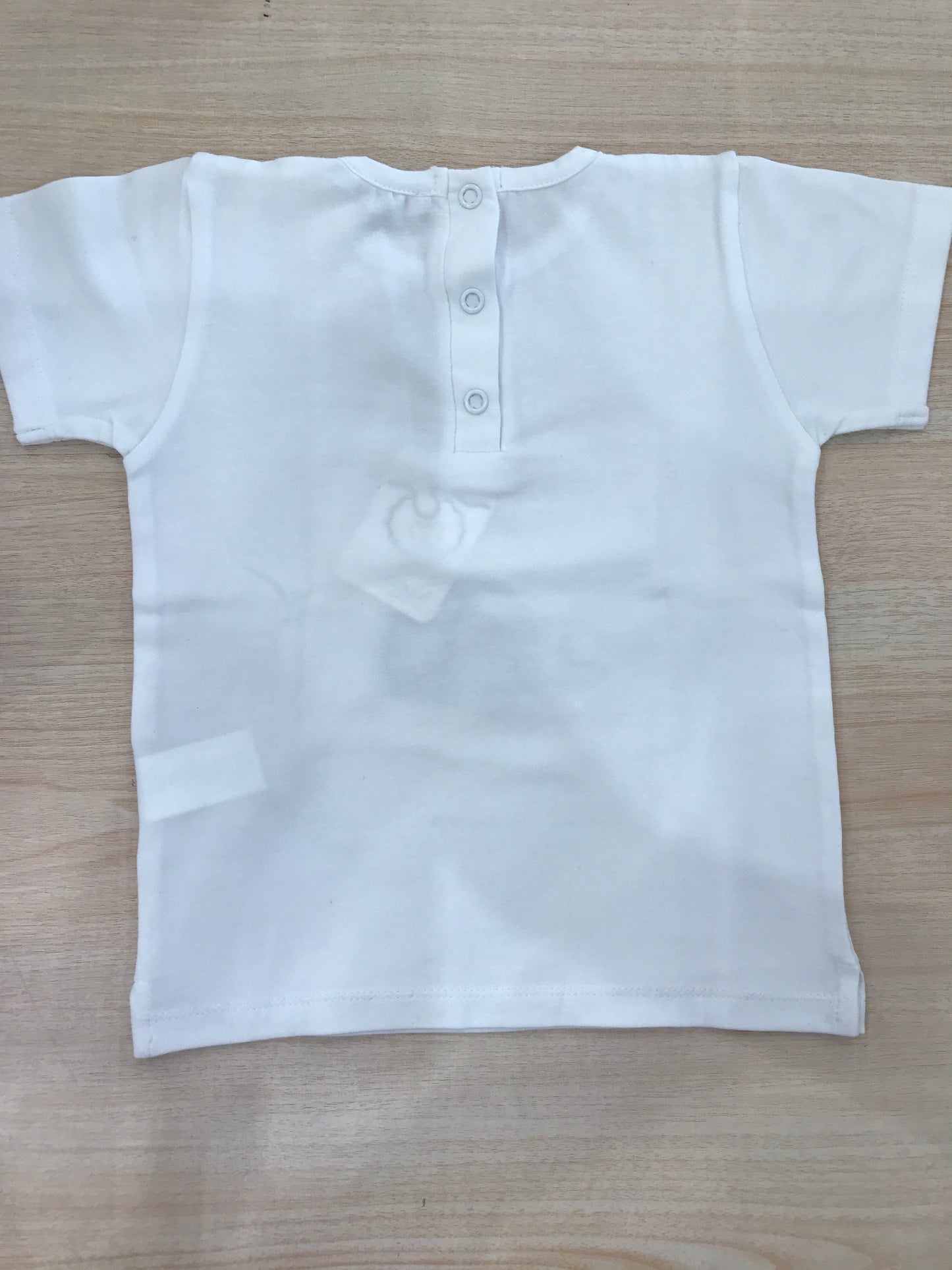 T-shirt Coccodè mezza manica con balena e palloncini applicati sul davanti