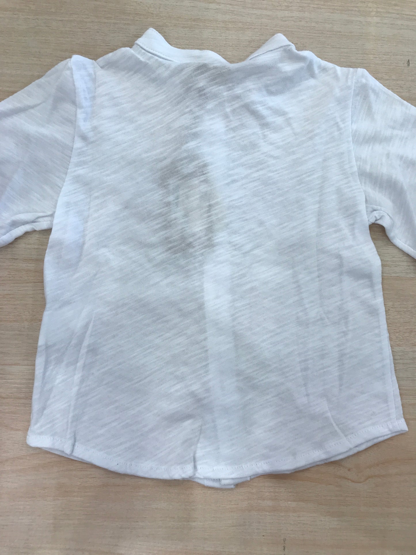 Camicia Maperò in cotone bianca manica lunga con bottoncini sul davanti