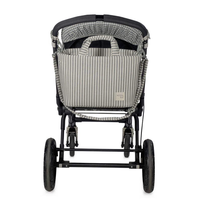 BORSA FASCIATOIO PRALINÉ STRISCE MATCHA