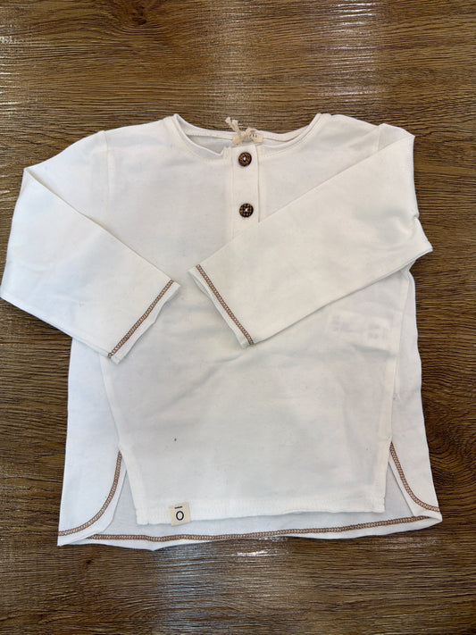 Tuta Coccodè due pezzi in caldo cotone pantalone con bretelle e t-shirt bianca basica