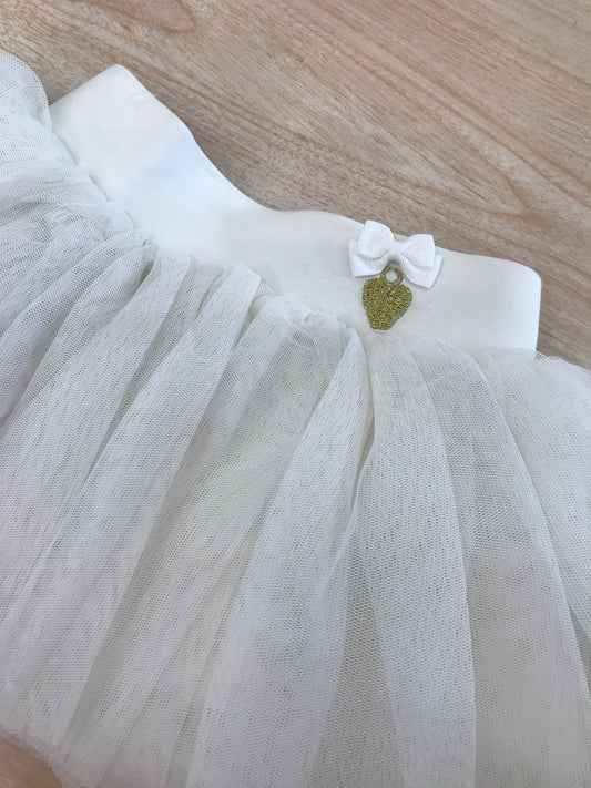 Gonna Angel's face in cotone con strati in tulle