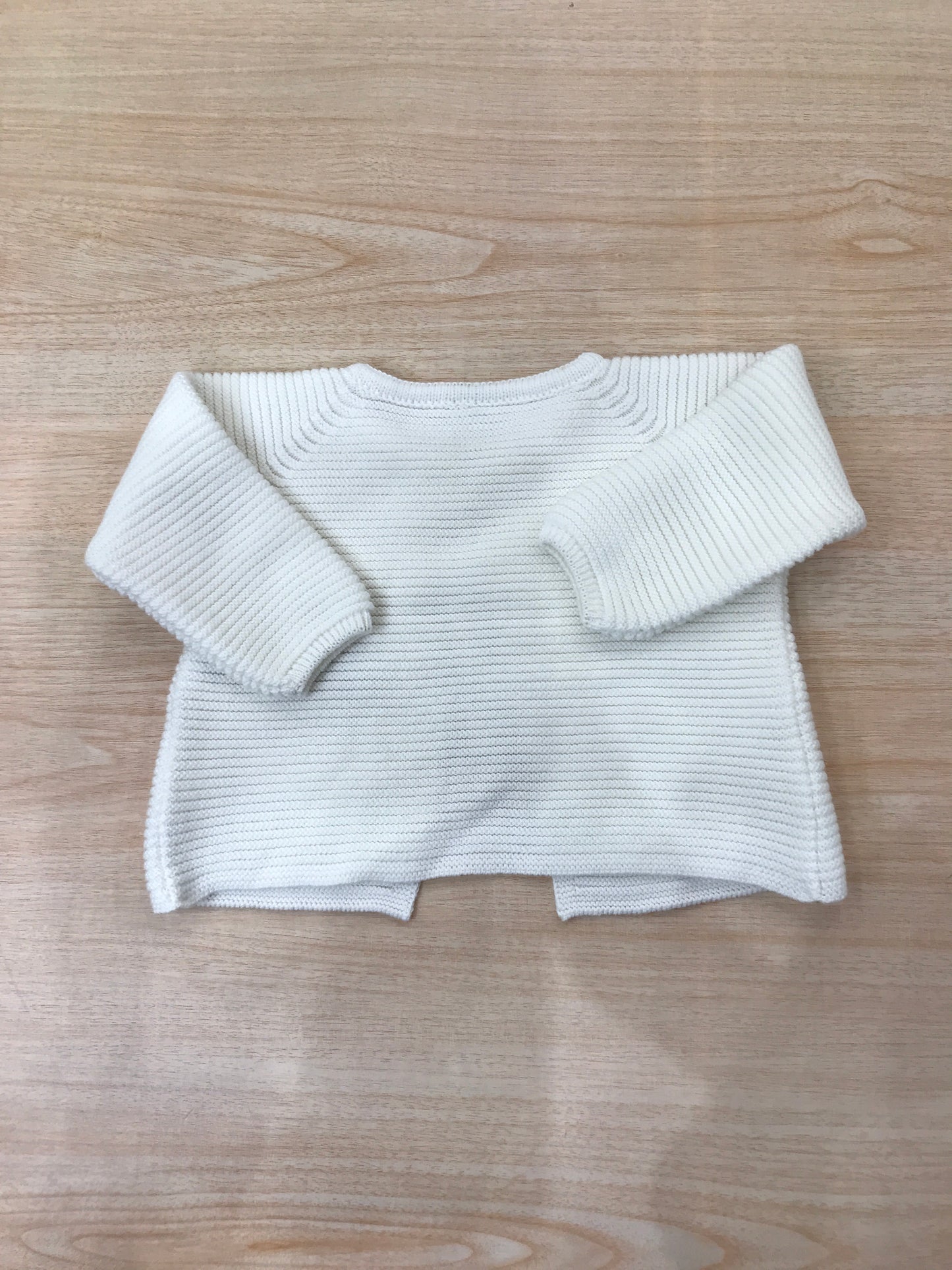 Cardigan Paz Rodriguez in filo panna manica lunga con piccoli bottoni sul davanti con pois