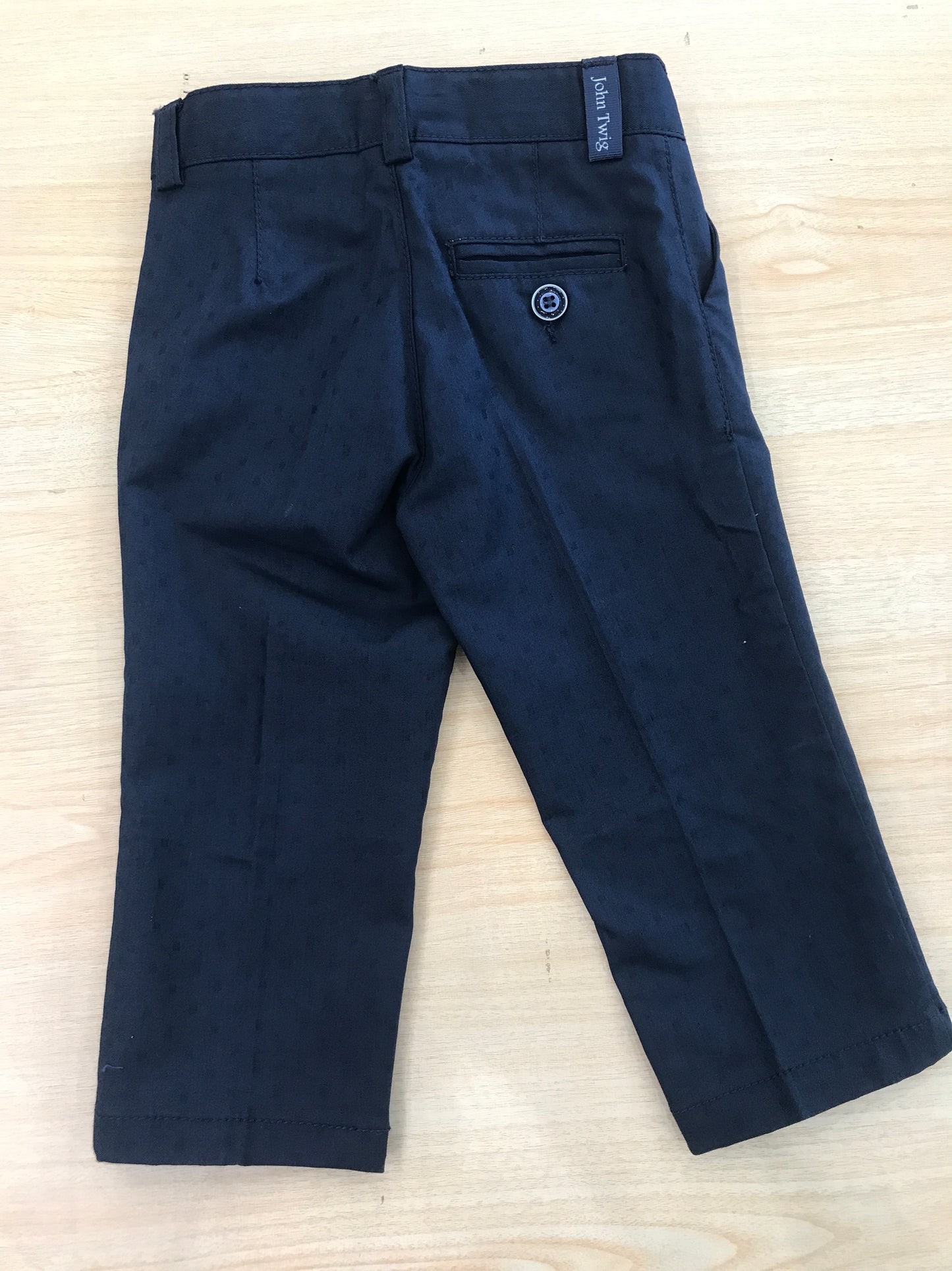Completo John Twig giacca con pantalone lungo blu scuro con tasche