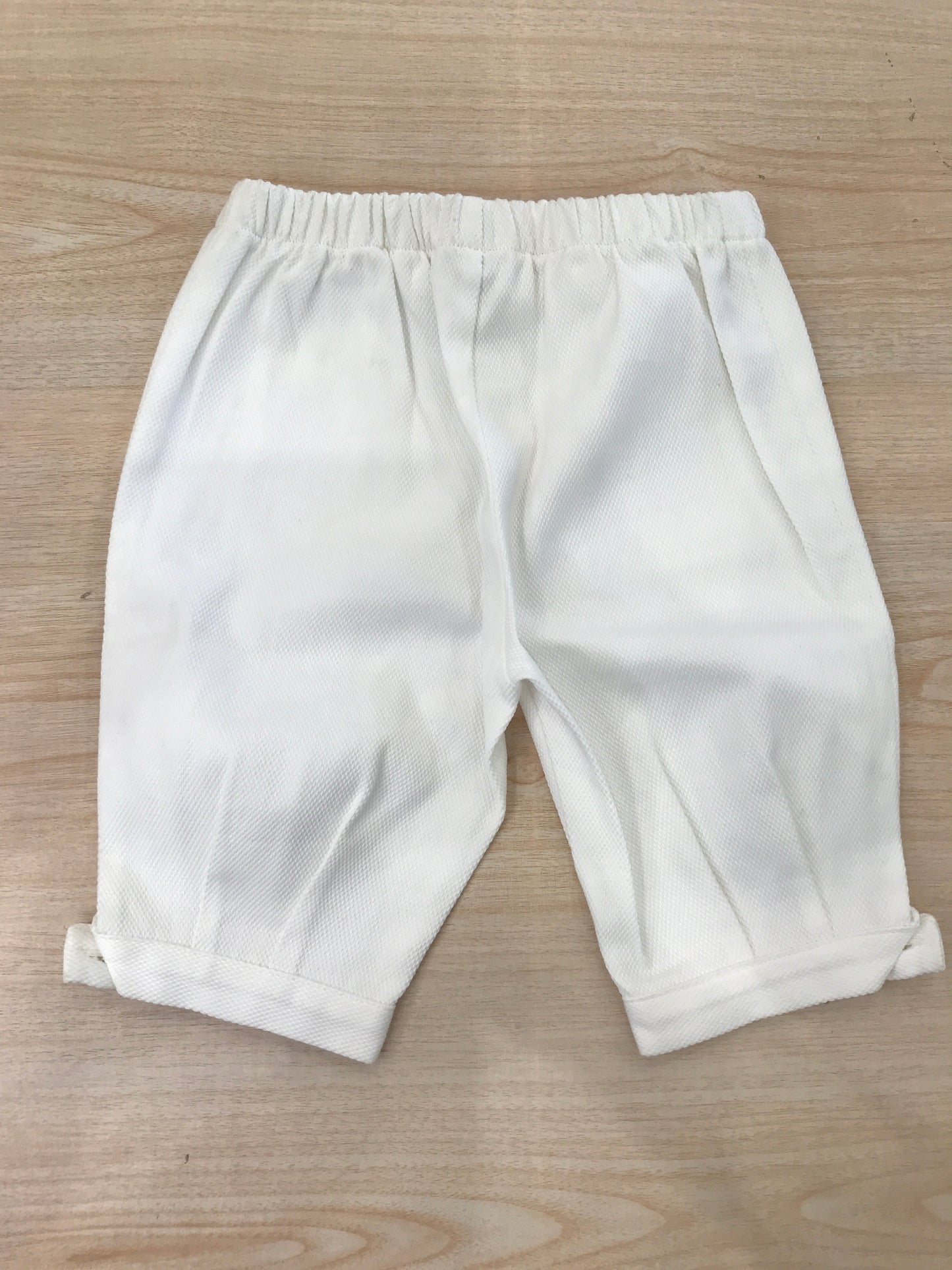 Pantalone Colibrì in cotone alla zuava bianco