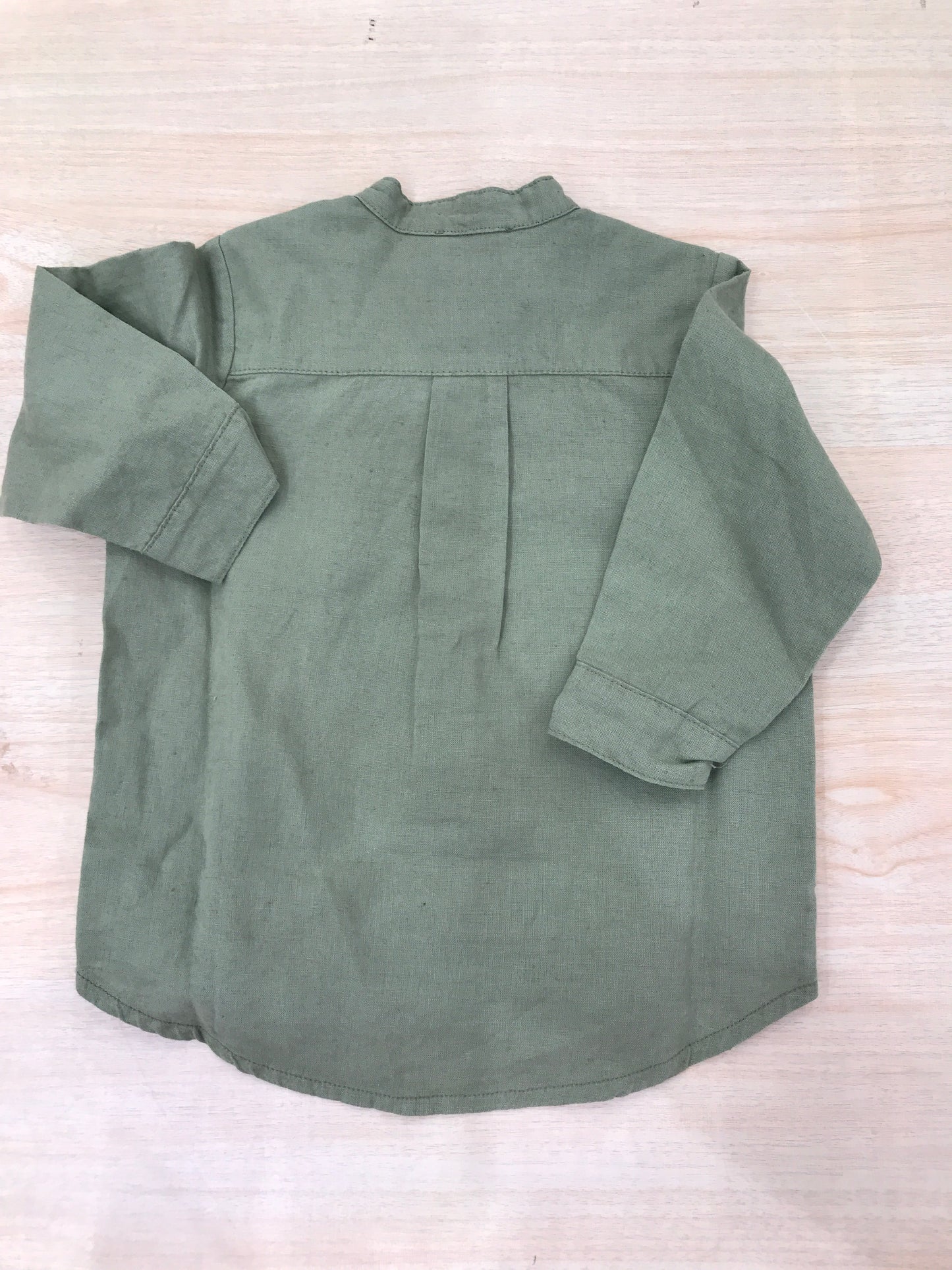 Camicia Jo Milano coreana con taschino e bottoni perlati