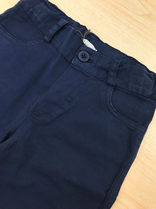 Pantalone Jo Milano blu scuro con tasche sul davanti e sul retro