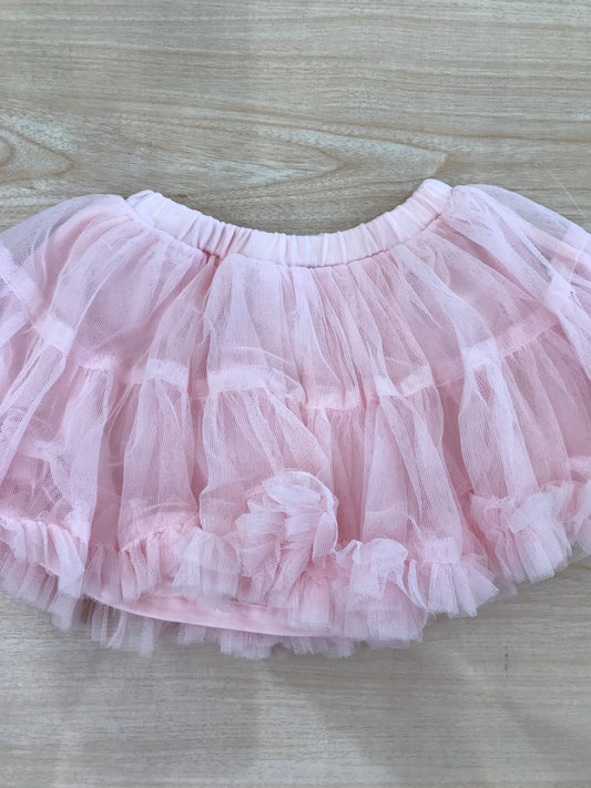 Gonna Coccodè in tulle con balze con fiocchetto sul davanti