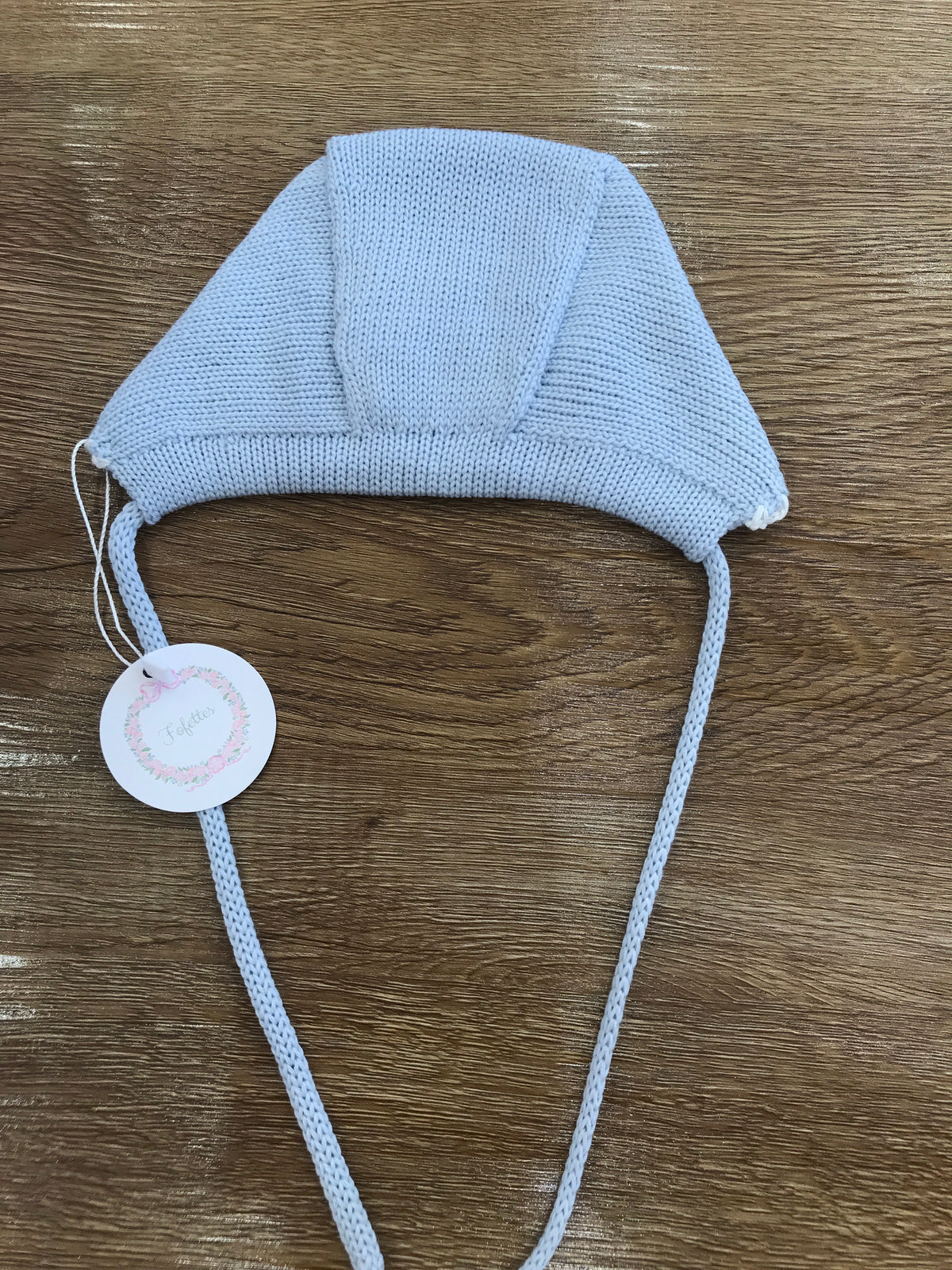 Cuffia Fofettes con lavorazione di punto smock