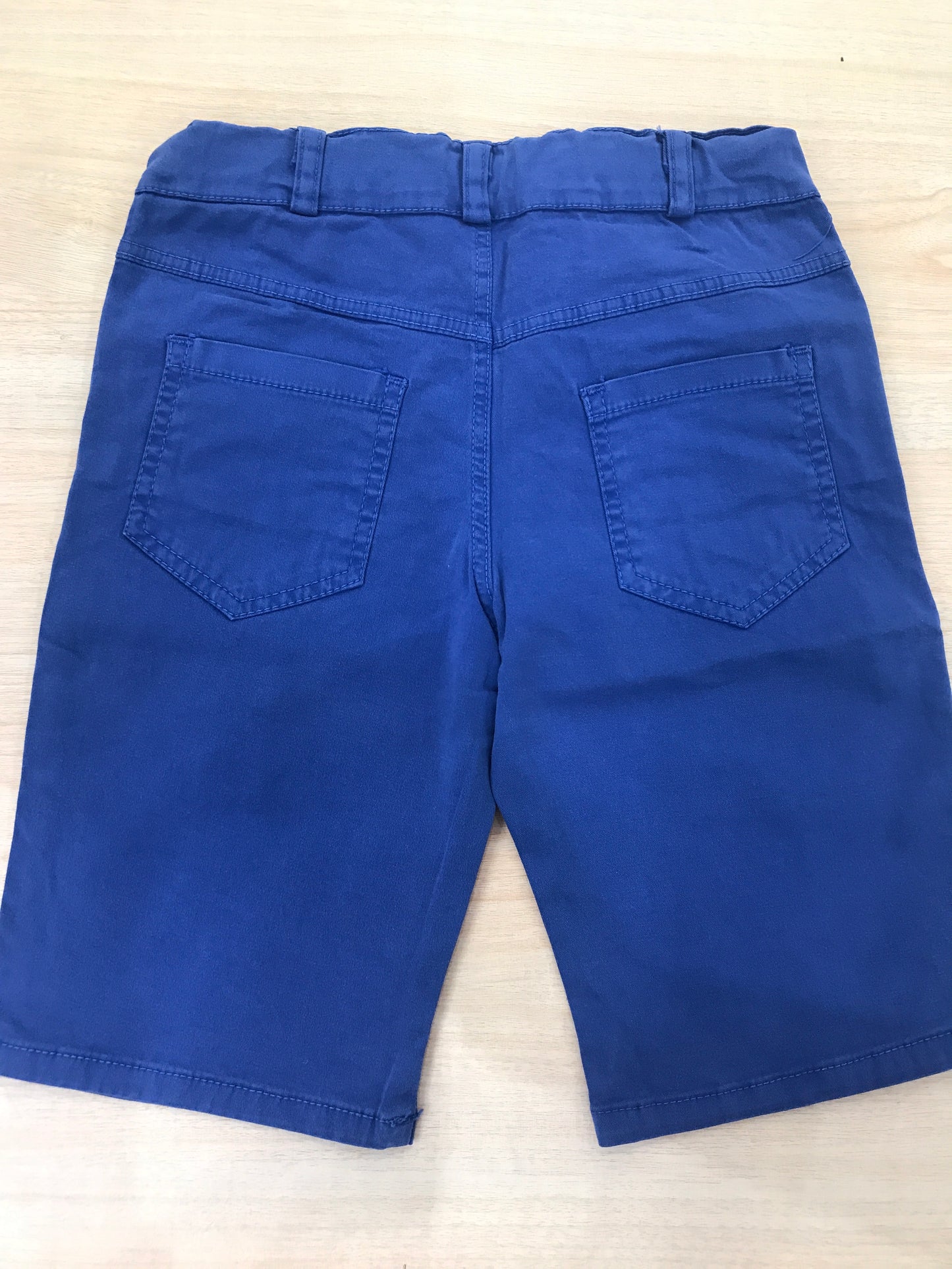 Pantalone Jo Milano in cotone bluette con elastico e tasche