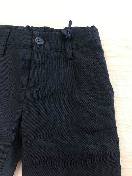 Pantalone Les Copains blu scuro a sbuffo con tasche laterali