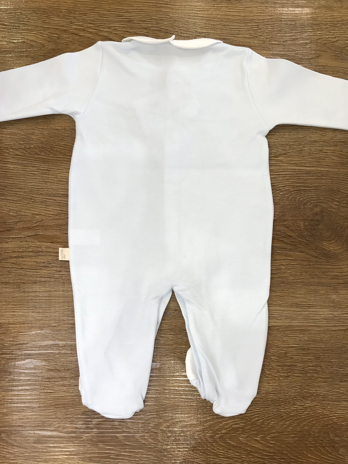 Tutina Baby Gi in cotone con gattino laterale