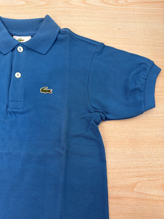 Polo Lacoste in cotone mezza manica con bottoncini e logo ricamato lateralmente unisex