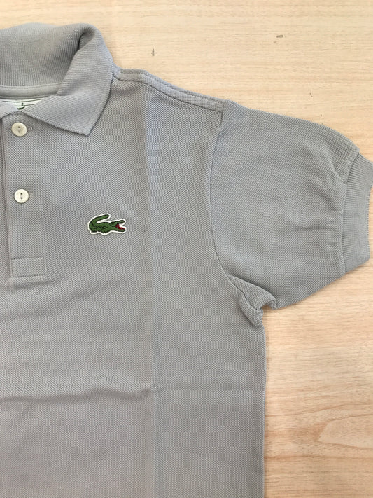 Polo Lacoste in cotone mezza manica con bottoncini e logo ricamato lateralmente unisex