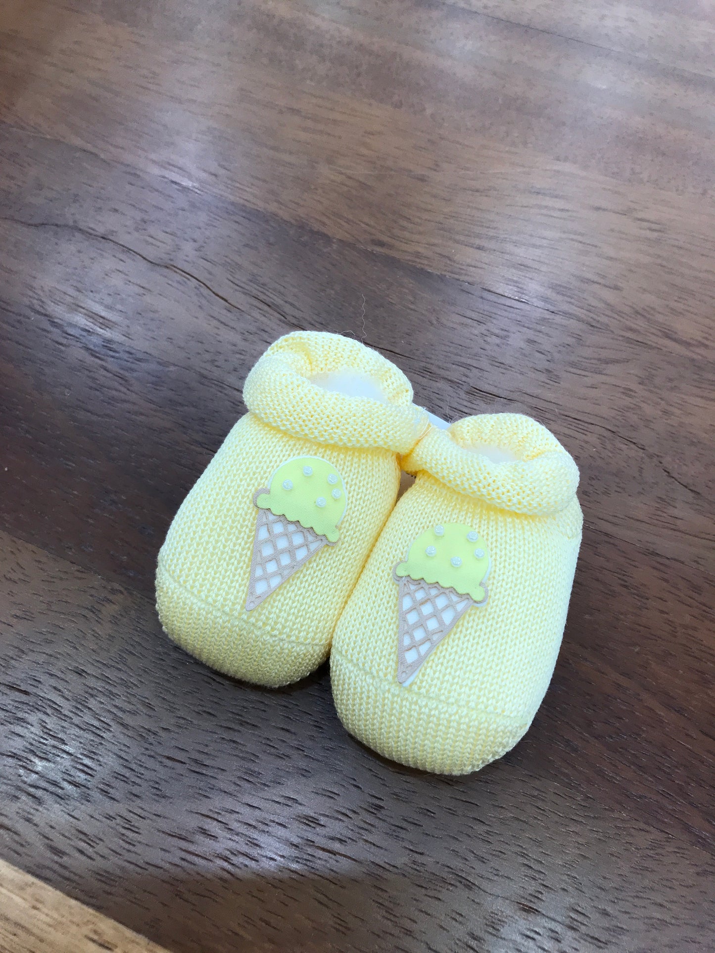 Babbucce Story Loris in filo con applicazione a forma di gelato