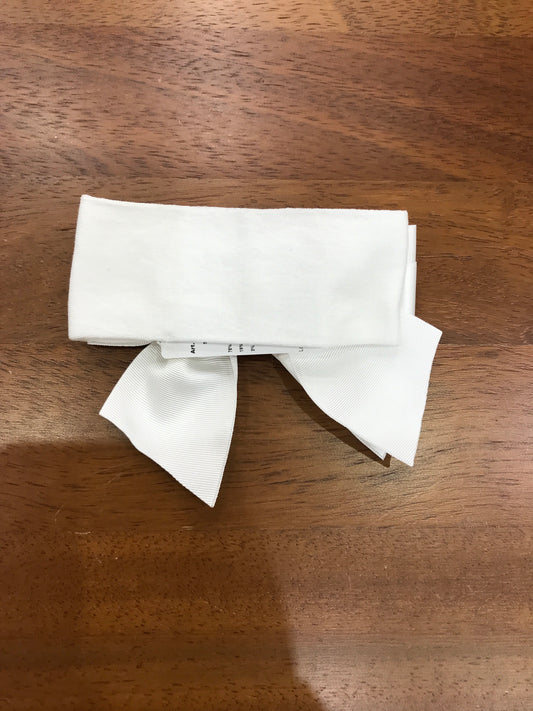 Fascia Story Loris in cotone con doppio fiocco applicato sul davanti