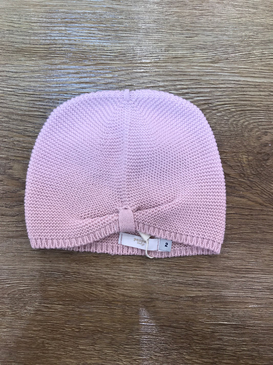Cappello PCS rosa con piccolo nodino