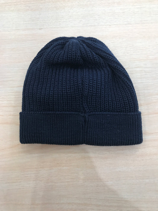 Cappello Baby Lord a costa inglese con risvolto e fiocco applicato al centro