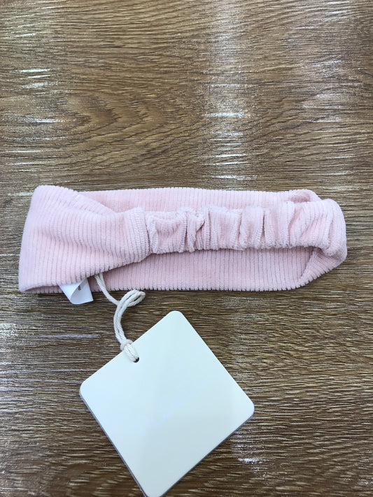 Fascia Nanan in ciniglia a costine con elastico sul retro e fiocchetti sul davanti