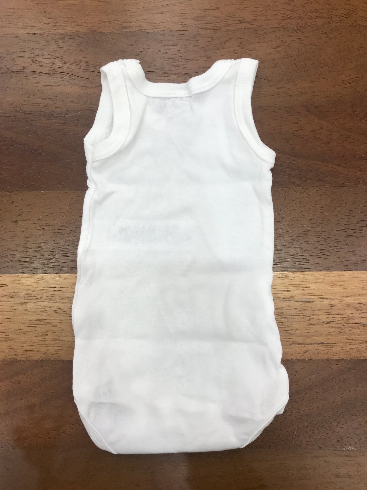 Body Petit Bateau coppia a spalla larga bianco di cotone