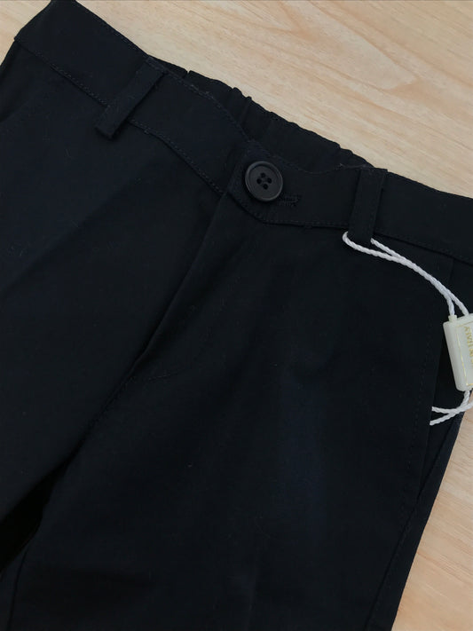 Pantalone Cielo Blu in cotone blu scuro con tasche sul davanti
