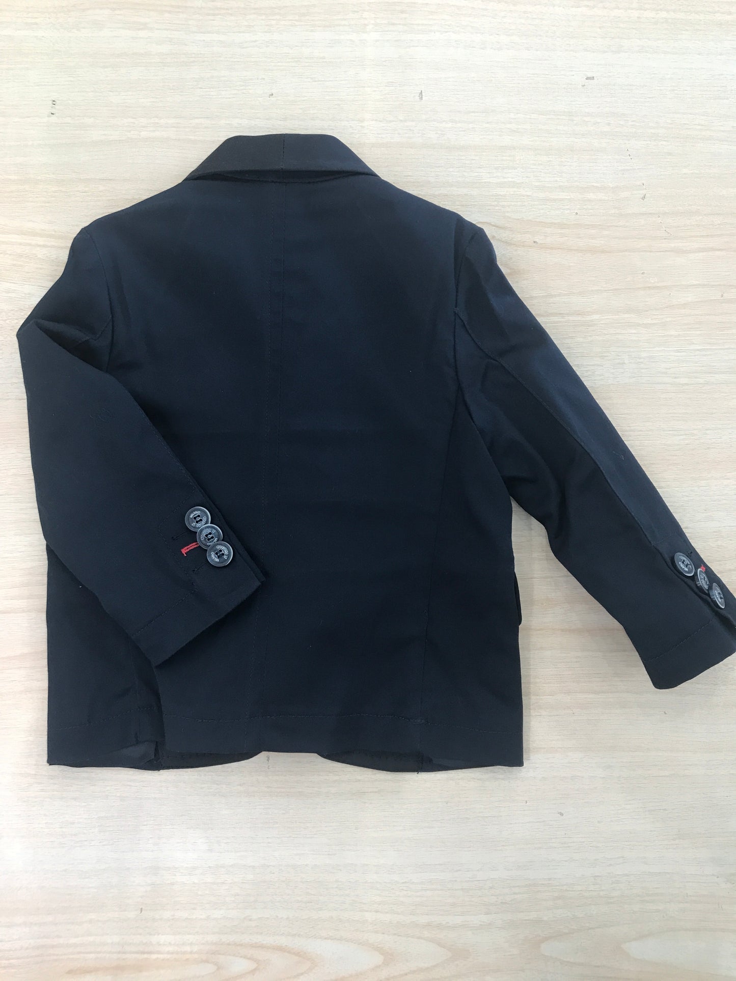 Giacca Crocefisso manica lunga blu scuro con bottoncini e tasche