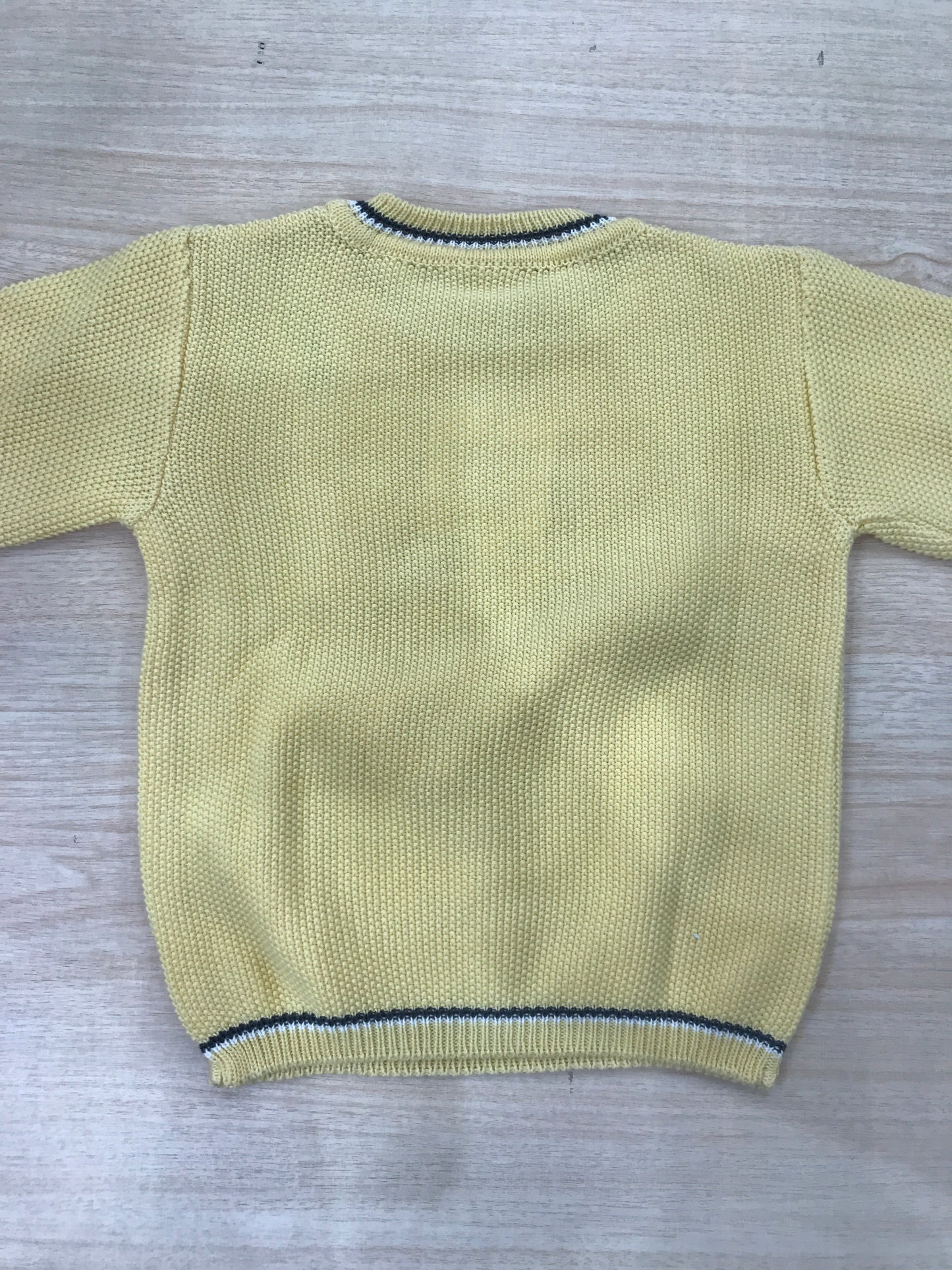 Maglione Paz Rodriguez in filo giallo manica lunga