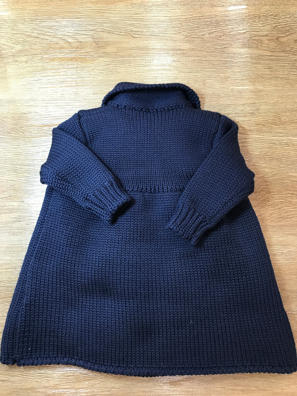 Cappotto Colibrì in lana foderato con piccoli bottoncini doppiopetto