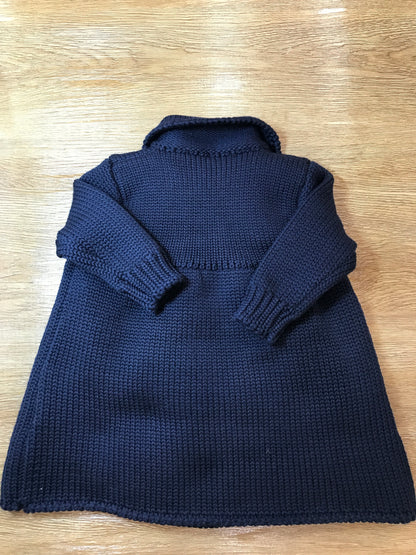 Cappotto Colibrì in lana foderato con piccoli bottoncini doppiopetto