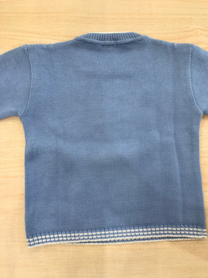 Maglione Paz Rodriguez in filo manica lunga con stellina sul davanti