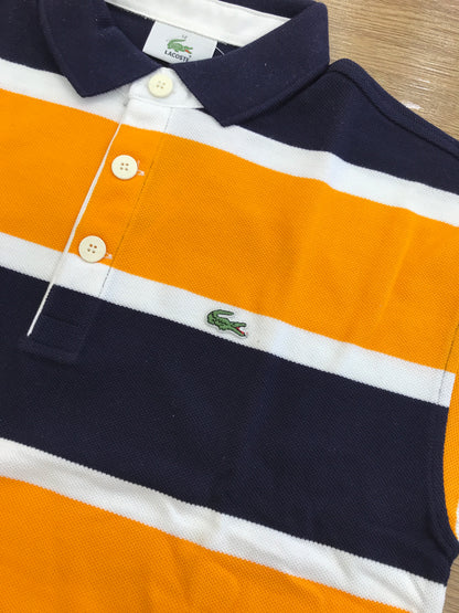 Polo Lacoste manica lunga con polsini e bottoncini