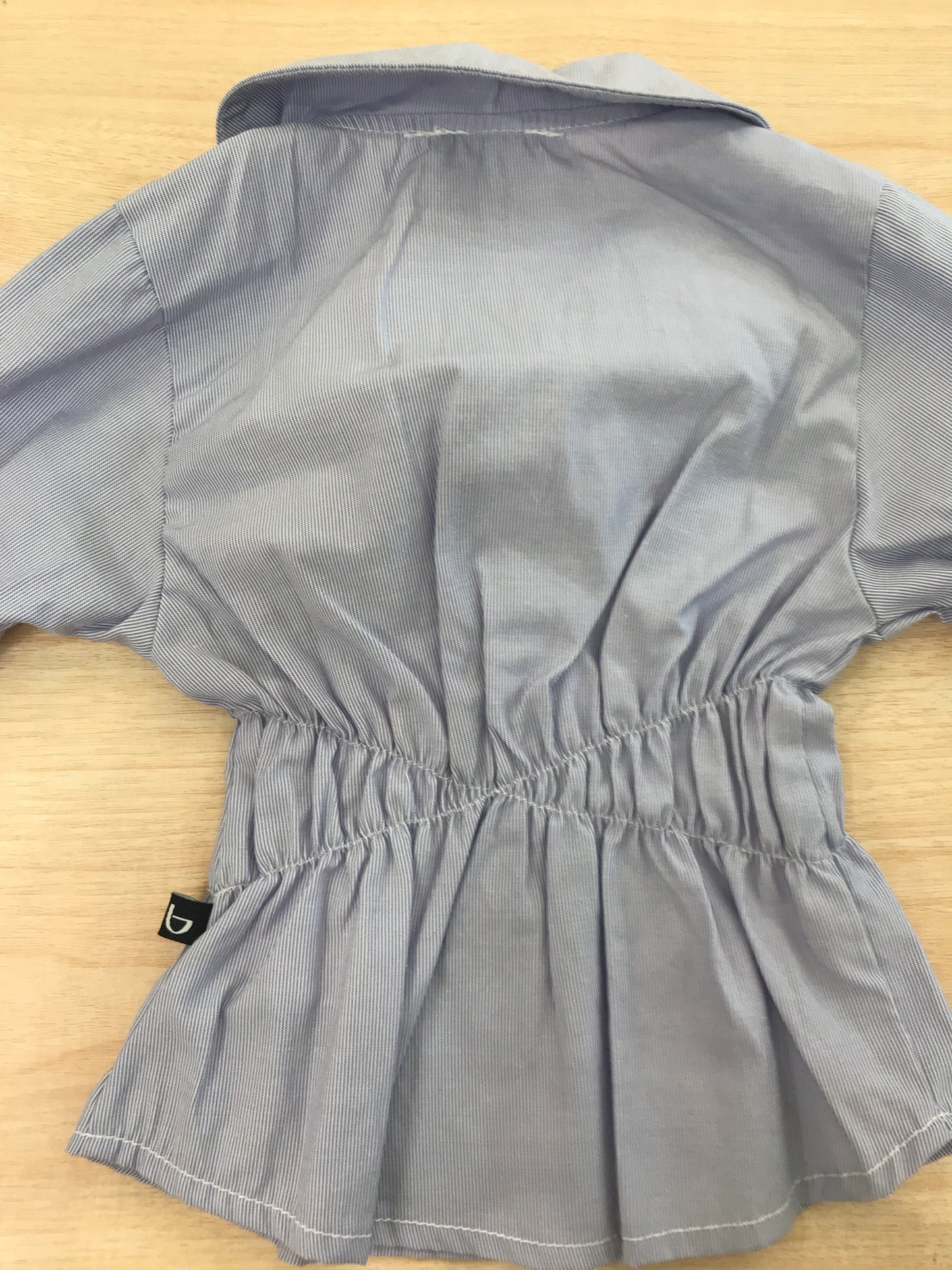 Camicia Byblos a quadretti manica lunga arricciata anche in vita con bottoncini