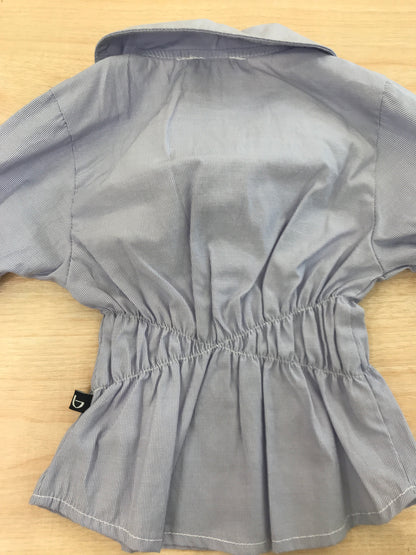 Camicia Byblos a quadretti manica lunga arricciata anche in vita con bottoncini