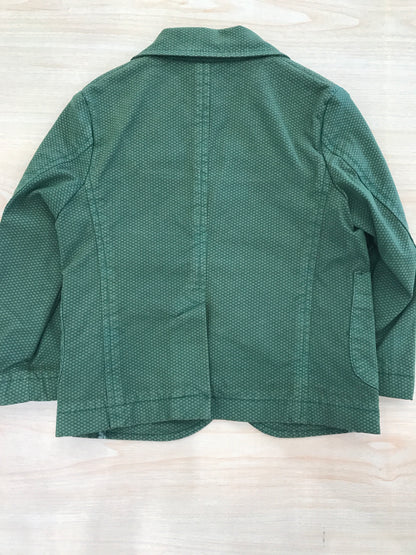 Giacca John Twig verde con tasche sul davanti e pochette laterale