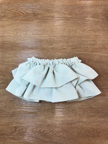 Culotte  Fofettes in velluto a coste con doppia rusche e fiocco sul retro