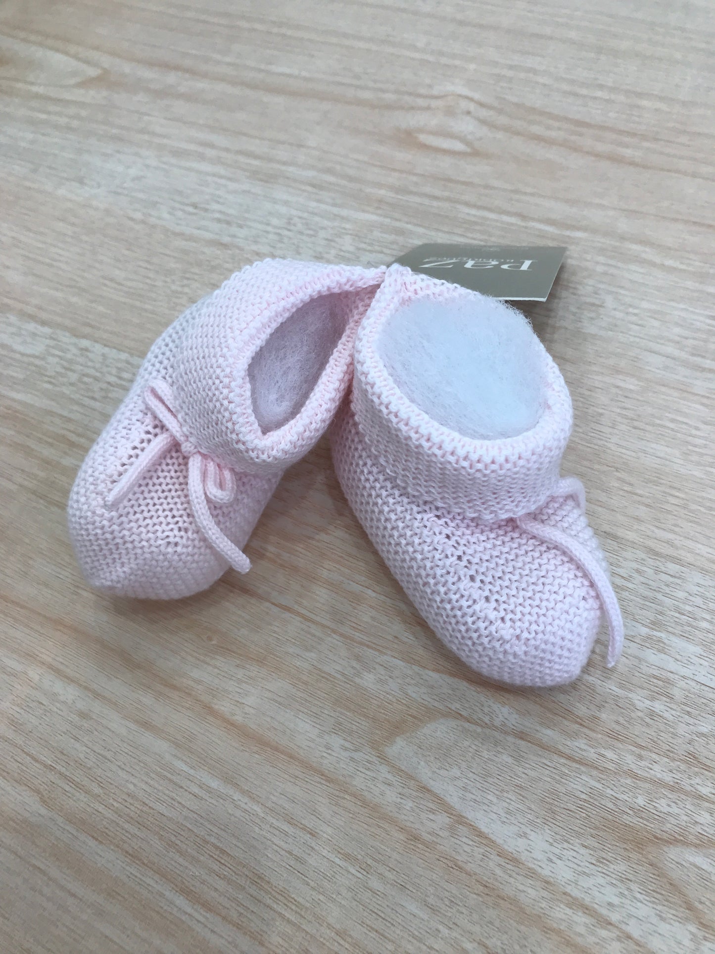 Babbucce Paz Rodriguez in filo rosa chiaro con fiocchetto