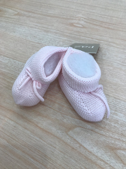 Babbucce Paz Rodriguez in filo rosa chiaro con fiocchetto