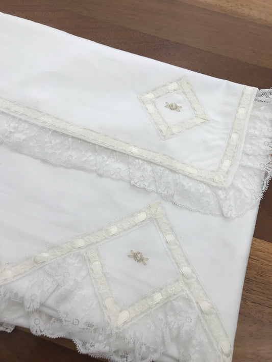 Lenzuolino lettino Pizzo