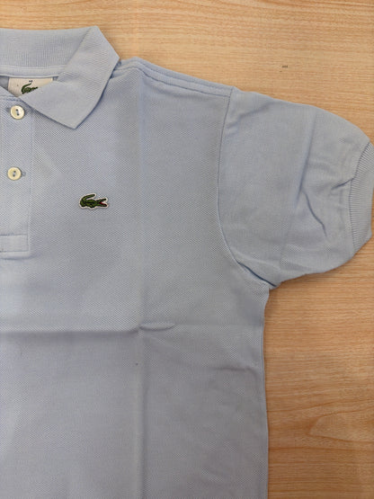 Polo Lacoste in cotone mezza manica con bottoncini e logo ricamato lateralmente unisex