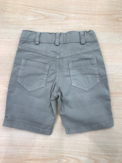 Pantalone Jo Milano in cotone grigio corto con tasche laterali