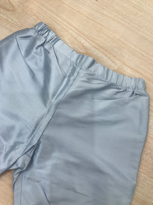 Pantalone Colibrì alla zuava celeste con elastico