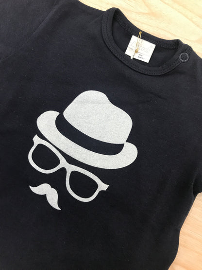 T-shirt Coccodè mezza manica blu scuro con disegno sul davanti