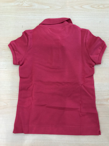 Polo Lacoste in cotone mezza manica con bottoncini e logo ricamato lateralmente unisex