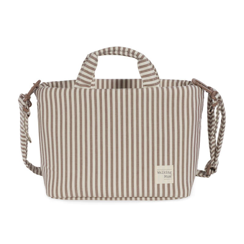 BORSA FASCIATOIO PRALINÉ STRISCE MOKA