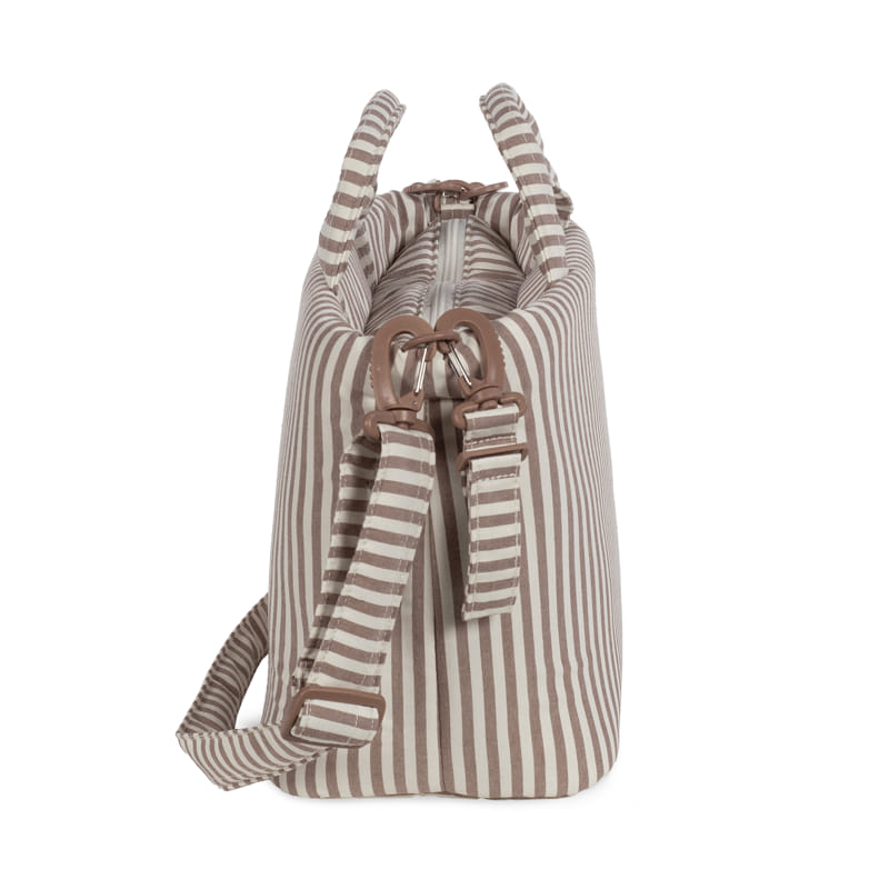 BORSA FASCIATOIO PRALINÉ STRISCE MOKA