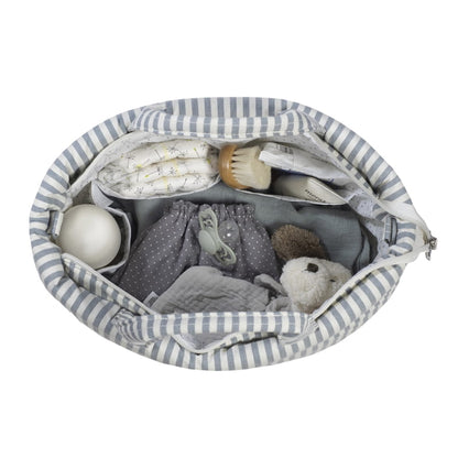 BORSA FASCIATOIO PRALINÉ STRISCE MATCHA