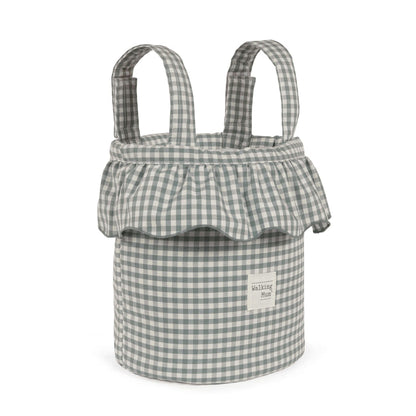BORSA BUCKET VICHY MATCHA