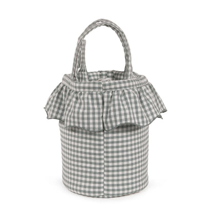 BORSA BUCKET VICHY MATCHA