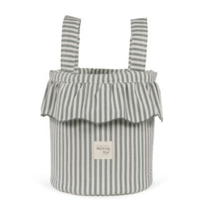 BORSA BUCKET STRISCE MATCHA