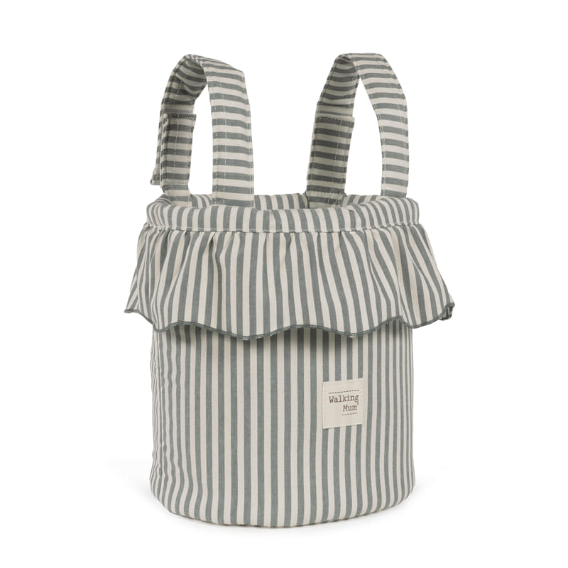 BORSA BUCKET STRISCE MATCHA